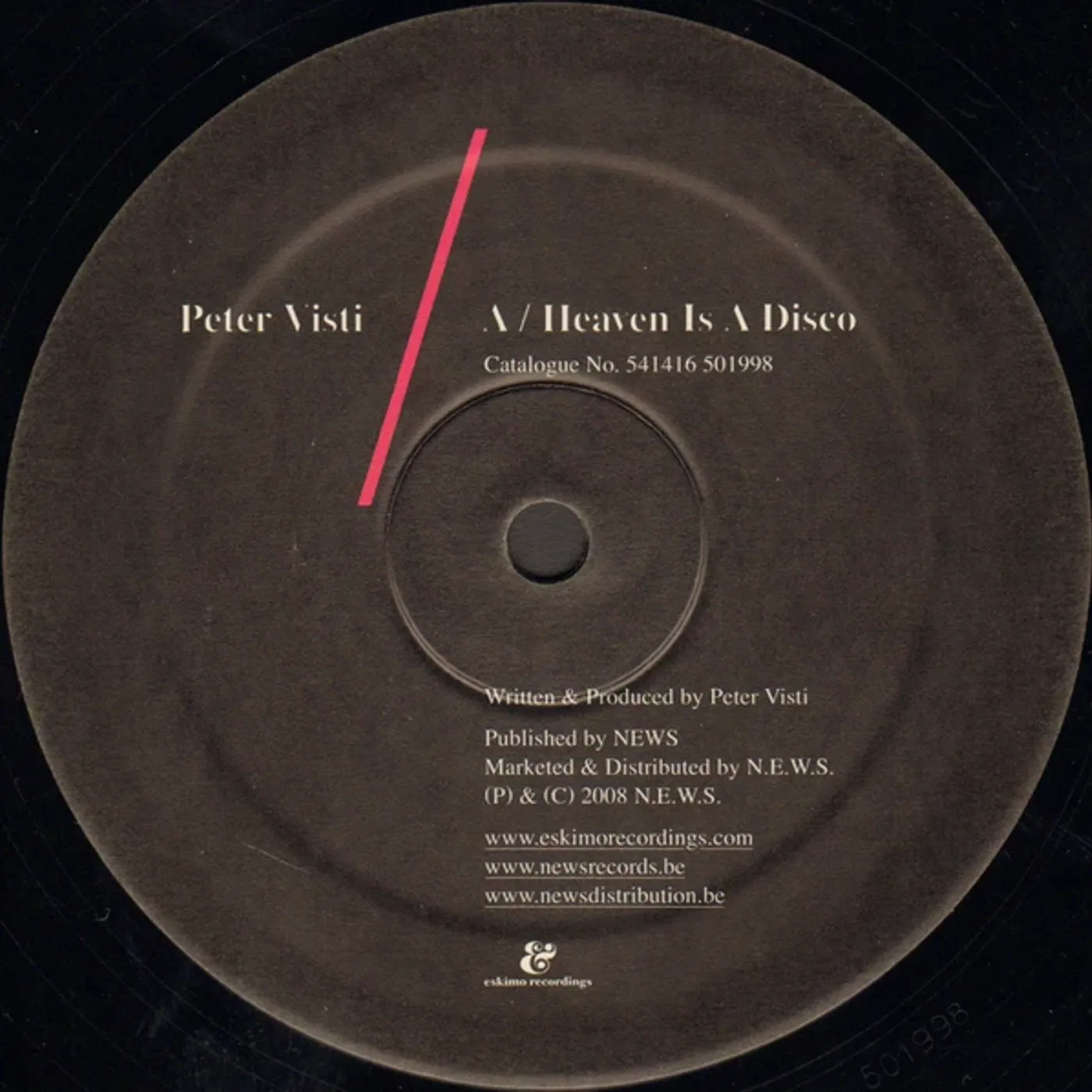 Peter Visti HEAVEN IS A DISCO Vinyl Record