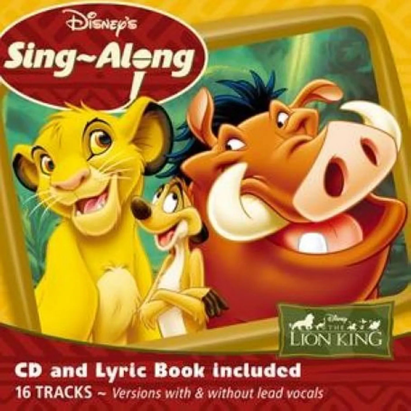 Disney SING A LONG THE LION KING CD