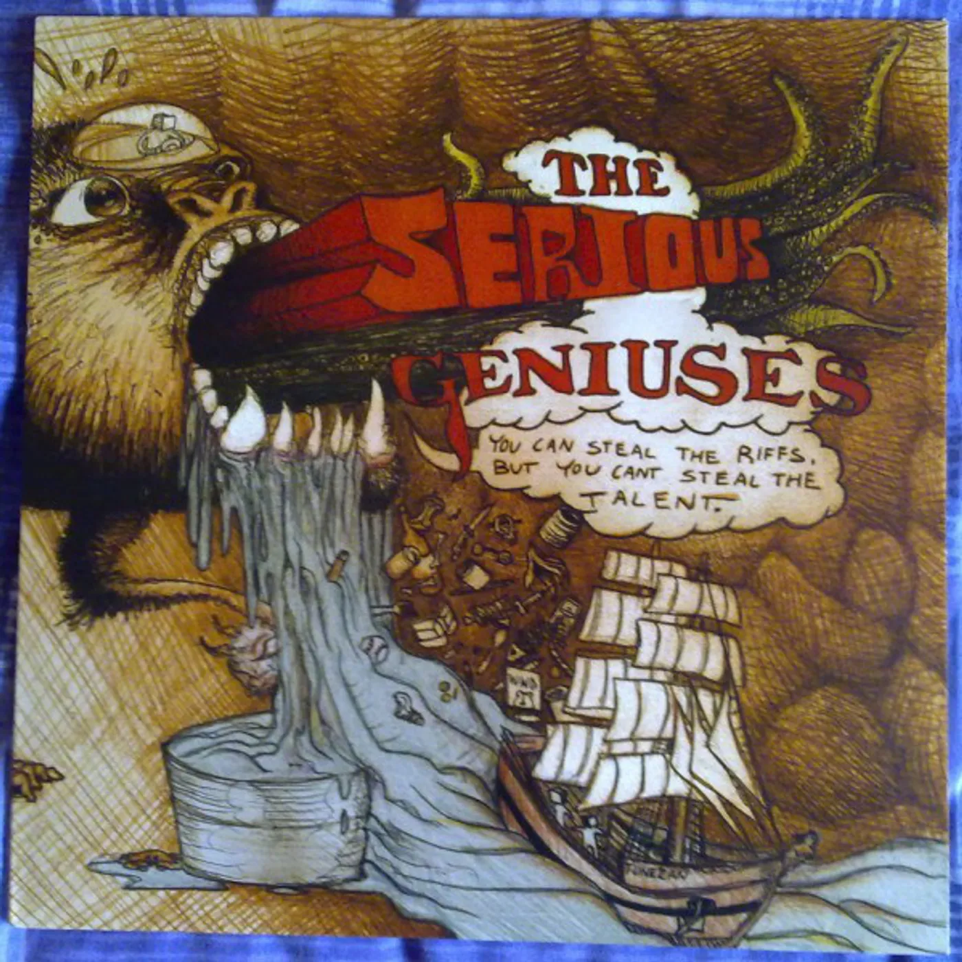Serious Geniuses YOU CAN STEAL THE RIFFS Vinyl Record