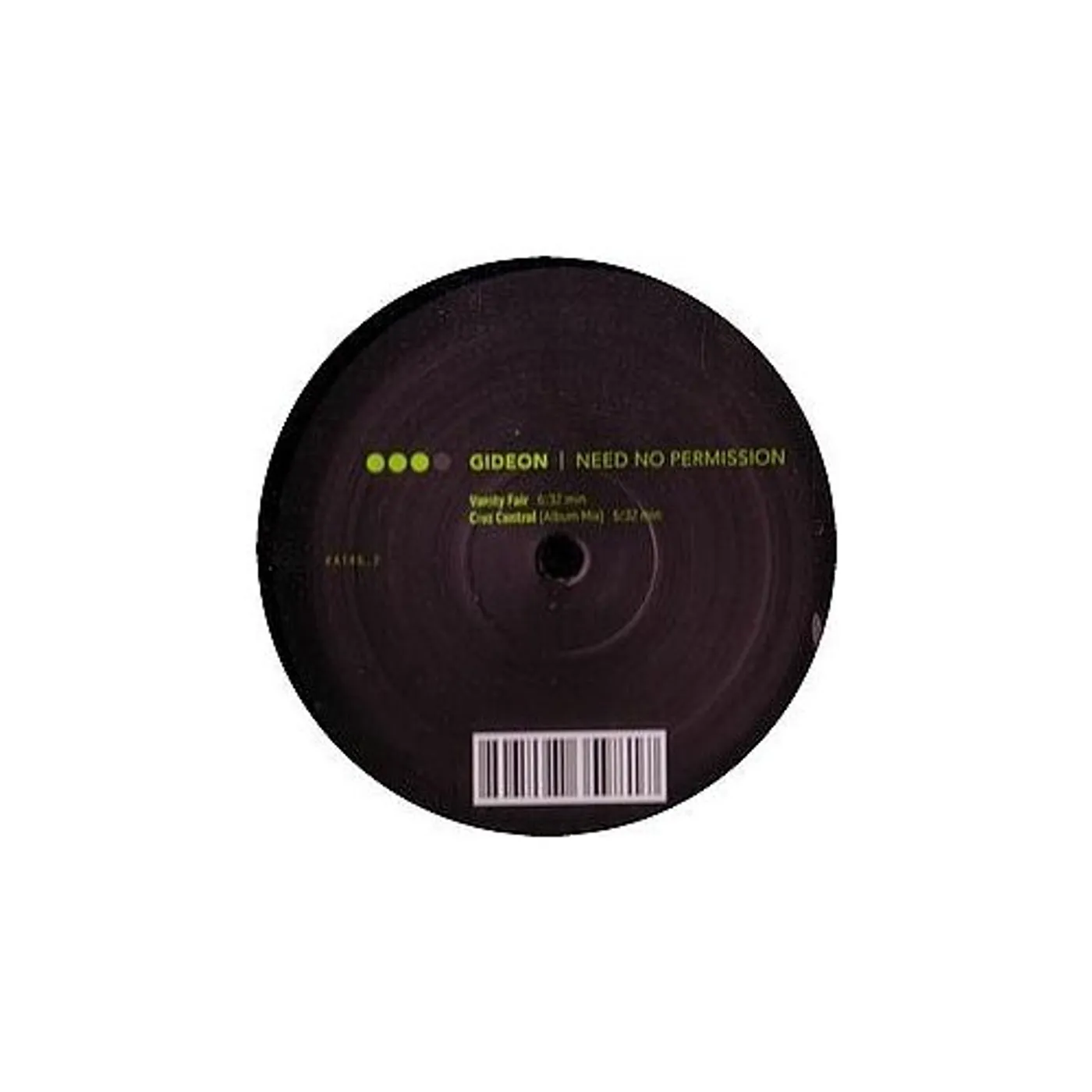 Gideon NEED NO PERMISSION 2 Vinyl Record