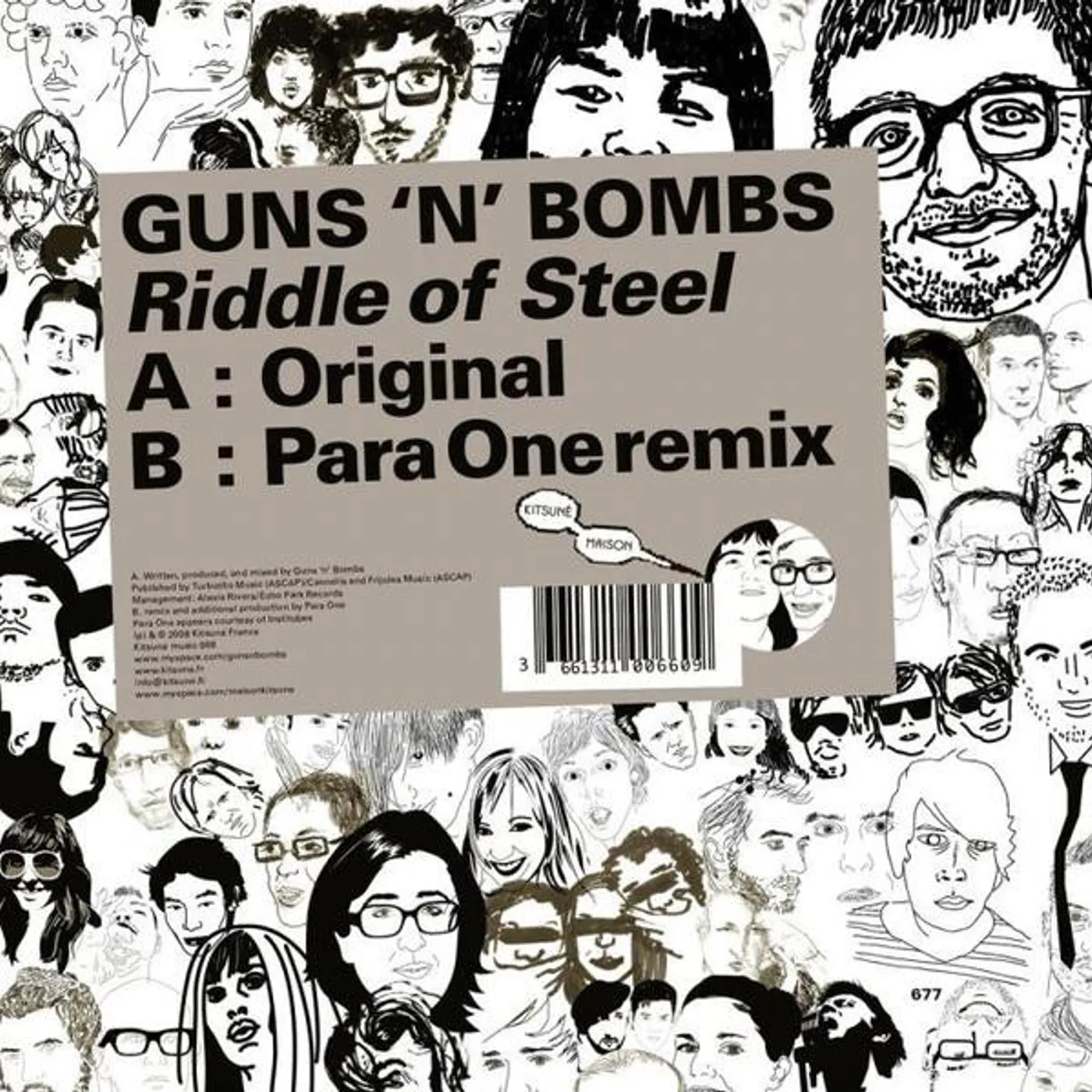 Guns 'N' Bombs RIDDLE OF STEEL Vinyl Record