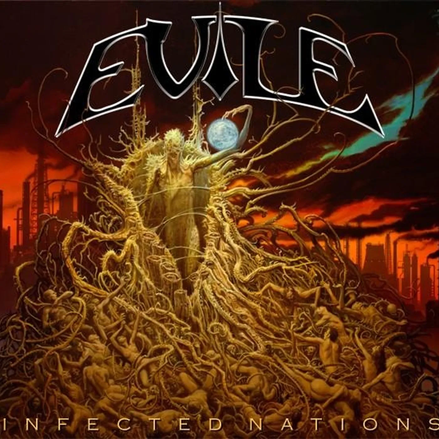 Evile INFECTED NATIONS Vinyl Record - UK Release