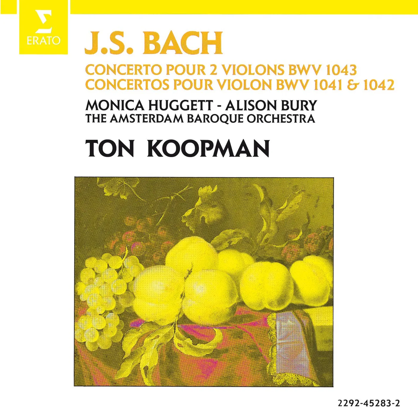 J.C. Bach CONCERTOS POUR 1 ET 2 VIOLONS BWV1041 1042 1043 CD