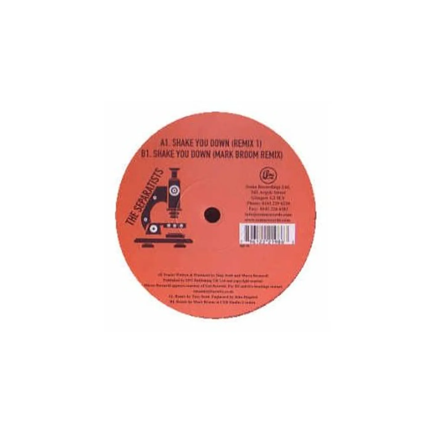 The Separatists SHAKE YOU DOWN (PERCY X PRESENTS Vinyl Record
