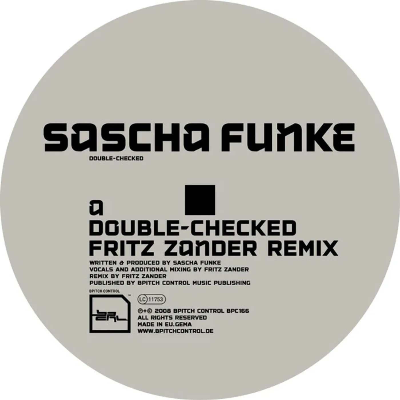 Sascha Funke Double-Checked Vinyl Record
