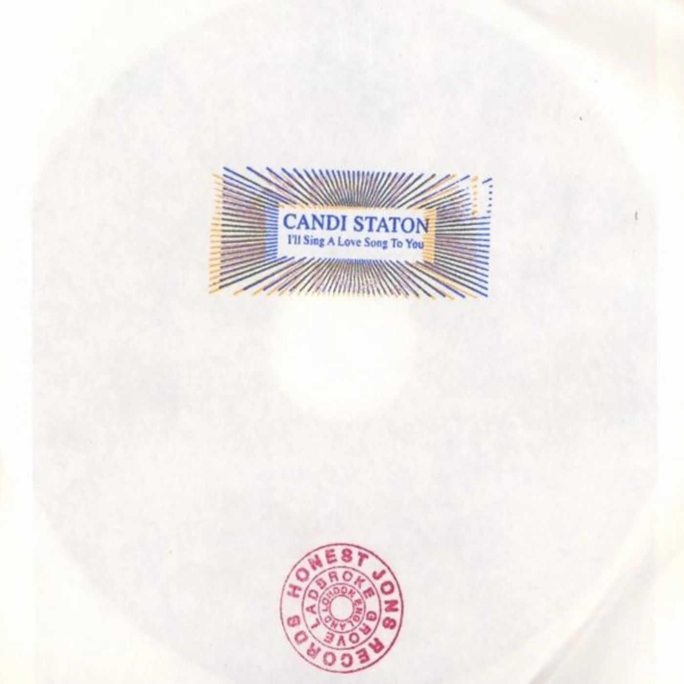 Candi Staton I'LL SING A LOVE SONG TO YOU Vinyl Record