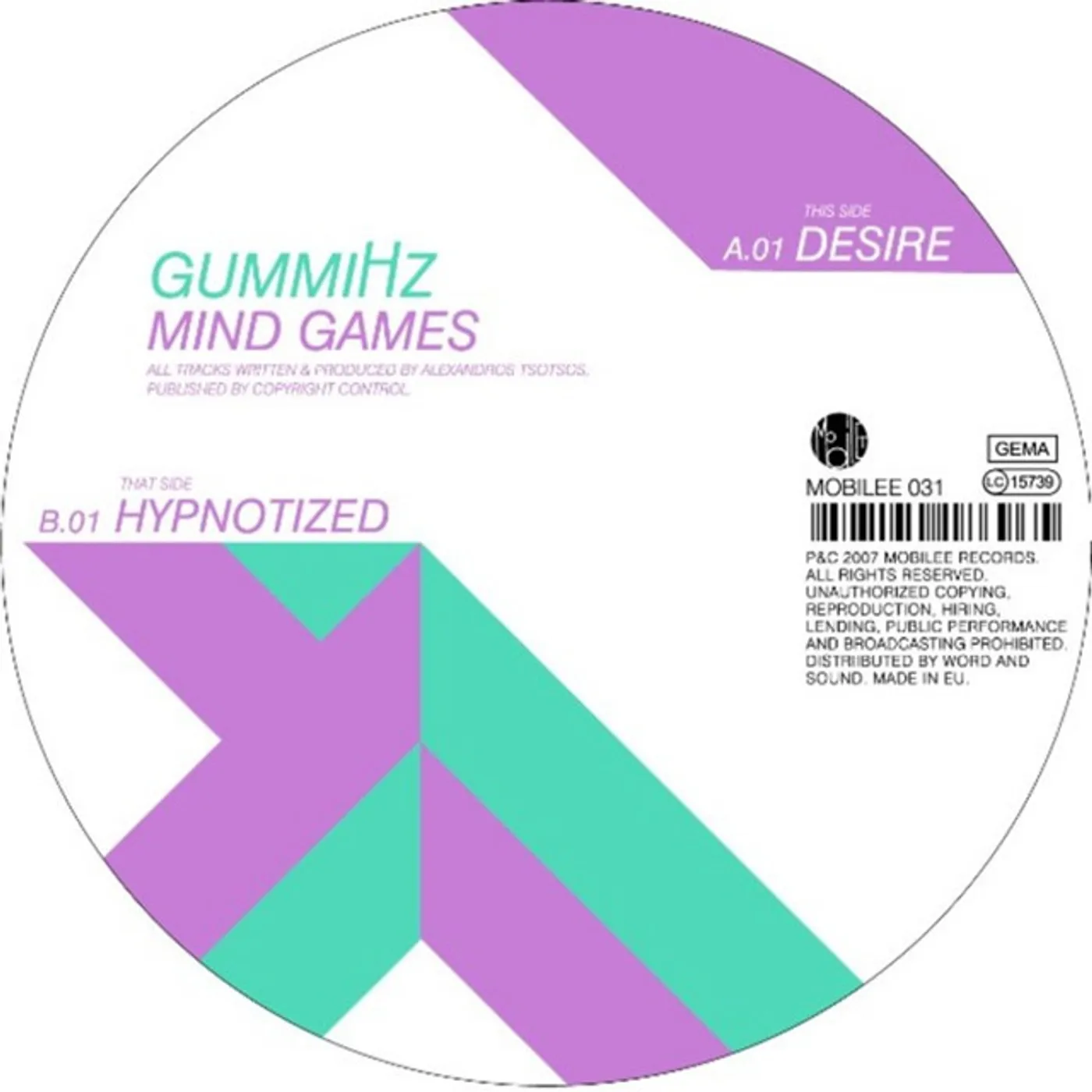 GummiHz Mind Games Vinyl Record