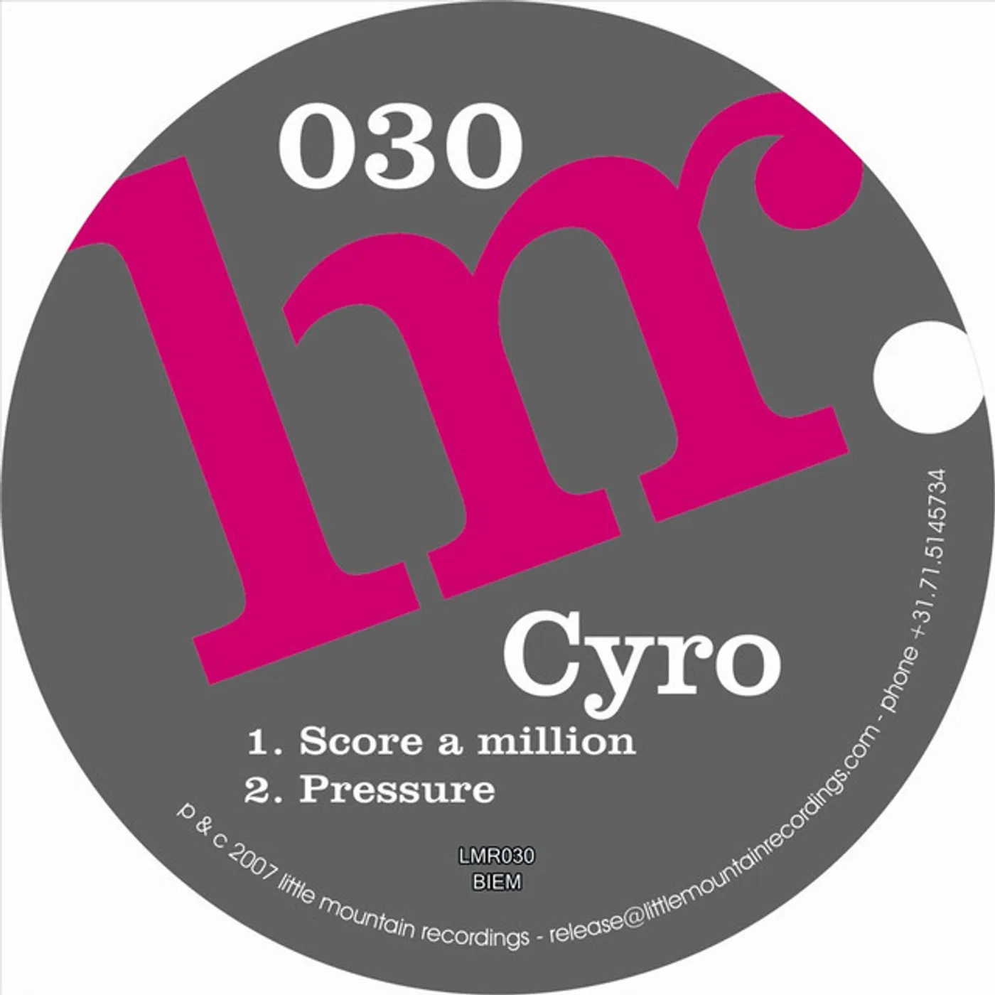 Cyro Score A Million Vinyl Record