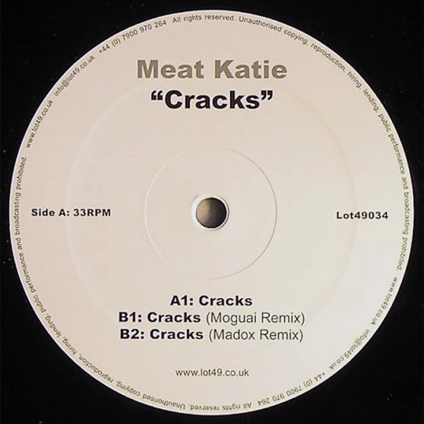 Meat Katie CRACKS Vinyl Record