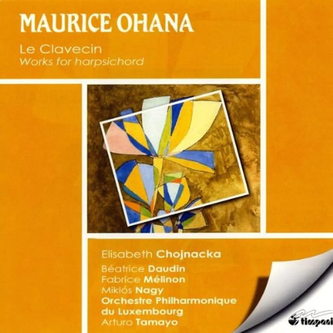 Maurice Ohana L OEUVRE POUR CLAVECIN CD