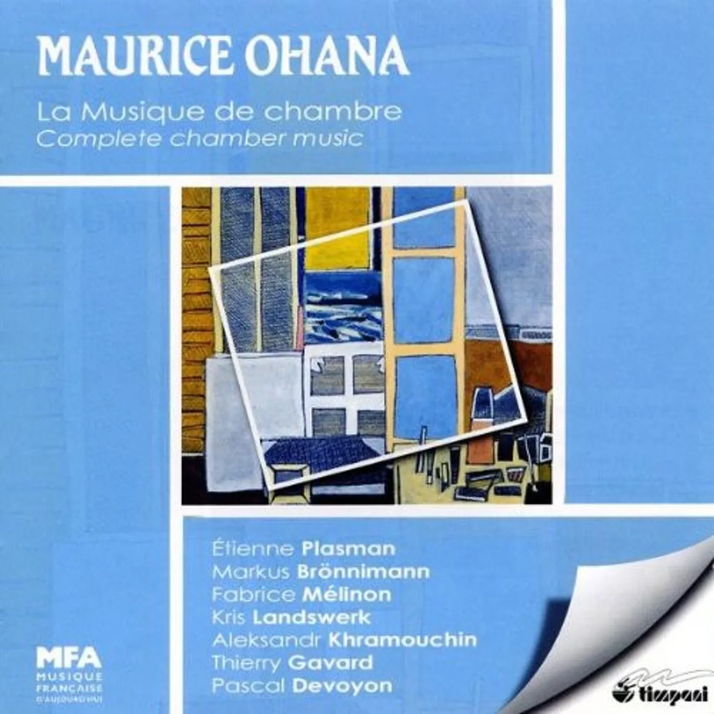 Maurice Ohana INTEGRALE DE LA MUSIQUE DE CHAMBRE CD