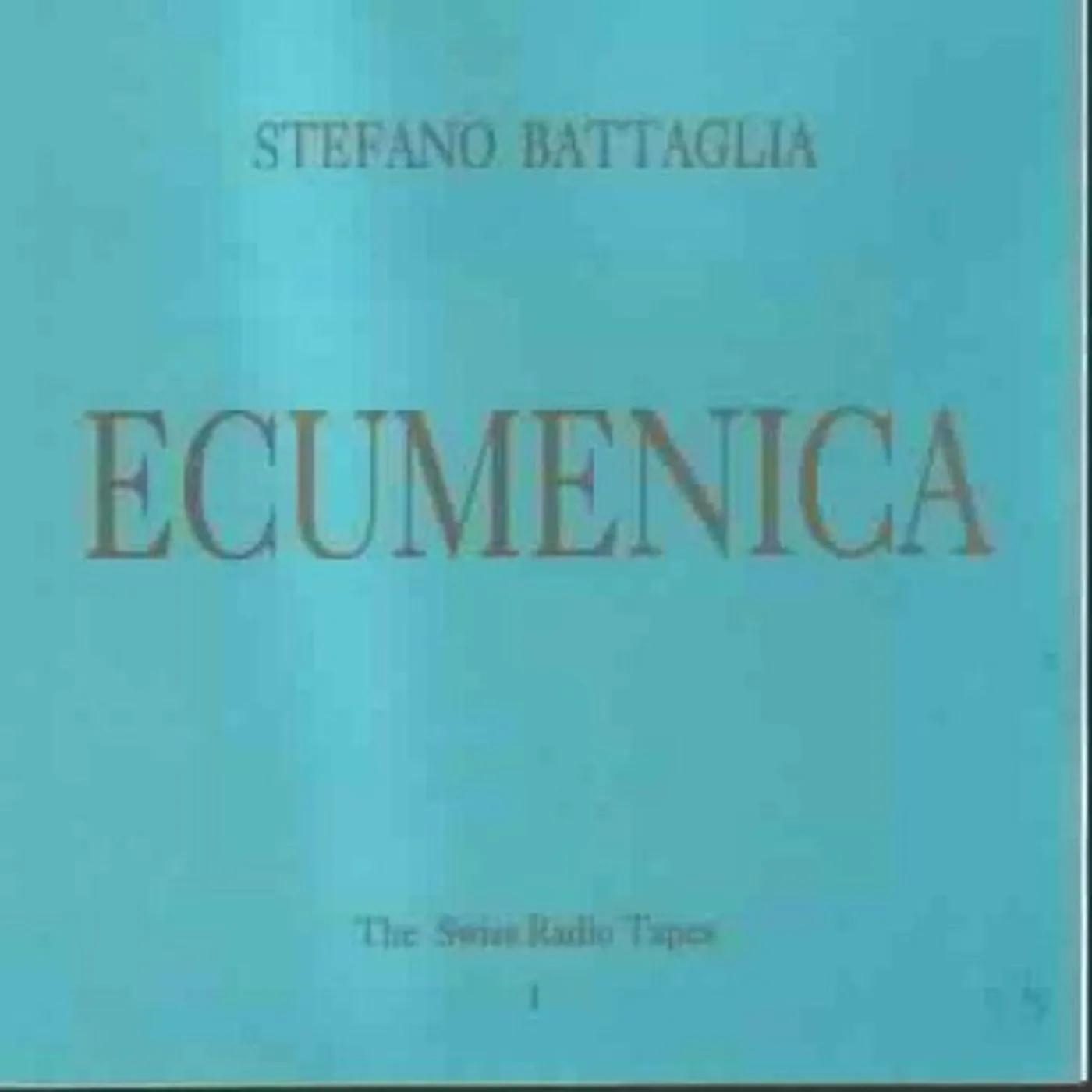 Stefano Battaglia ECUMENICA CD