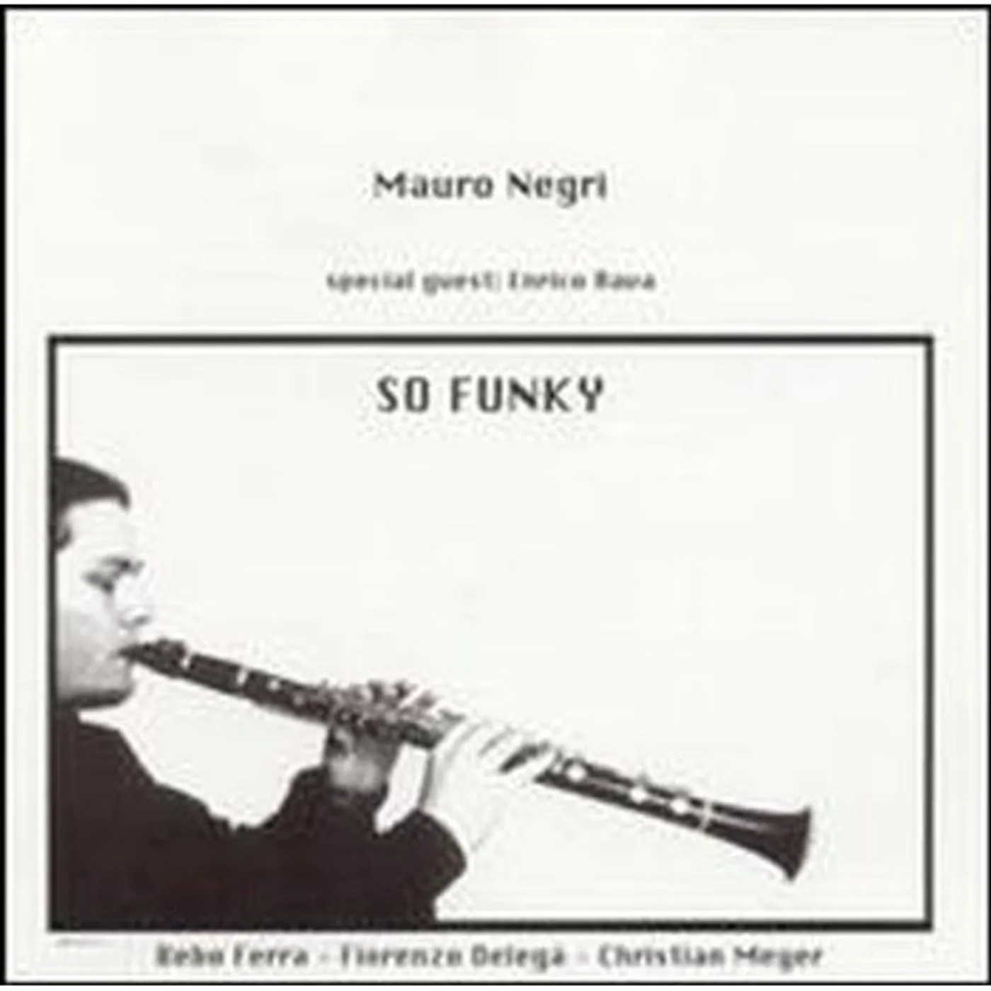 Mauro Negri SO FUNKY FEAT.ENRICO RAVA CD