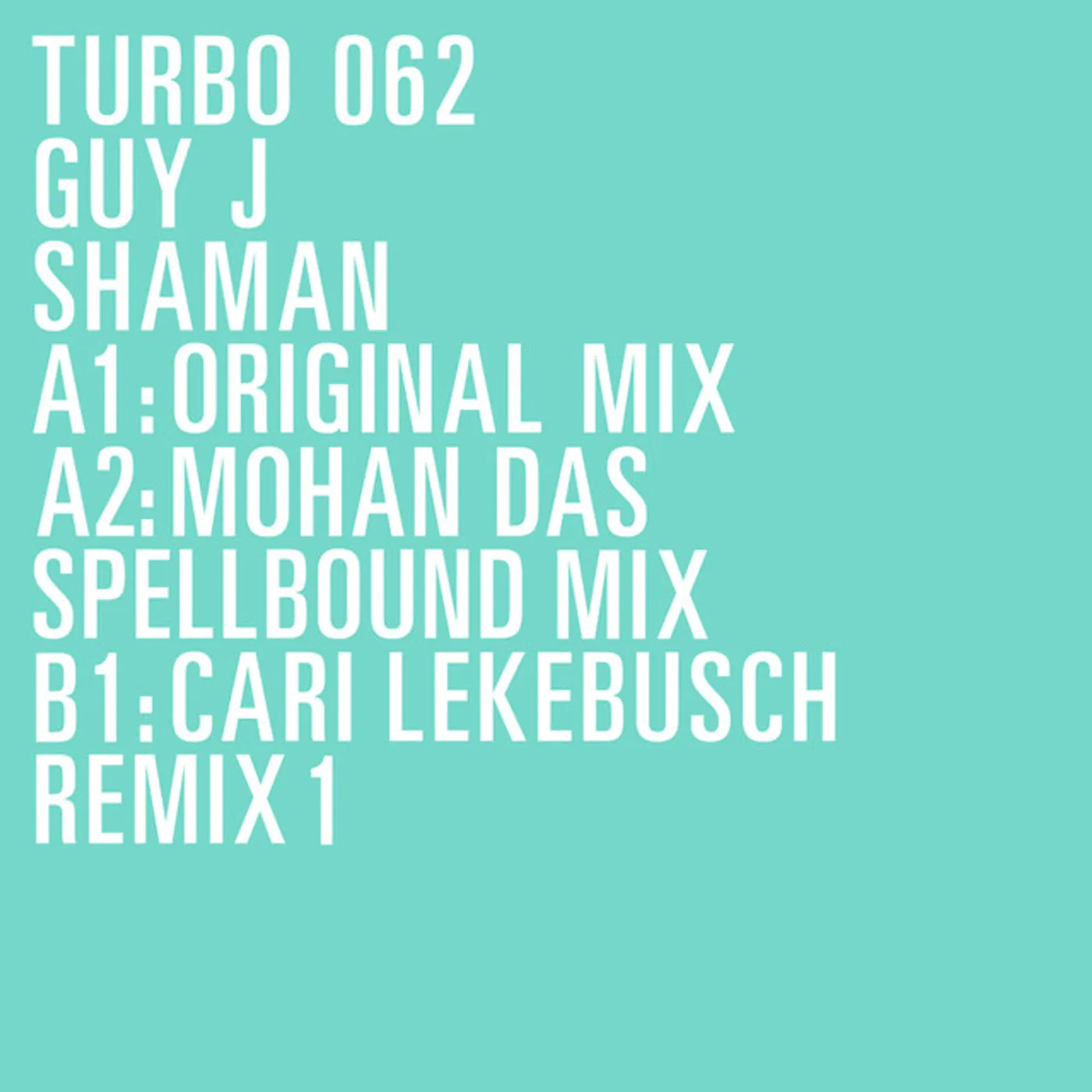 Guy J Shaman EP Vinyl Record