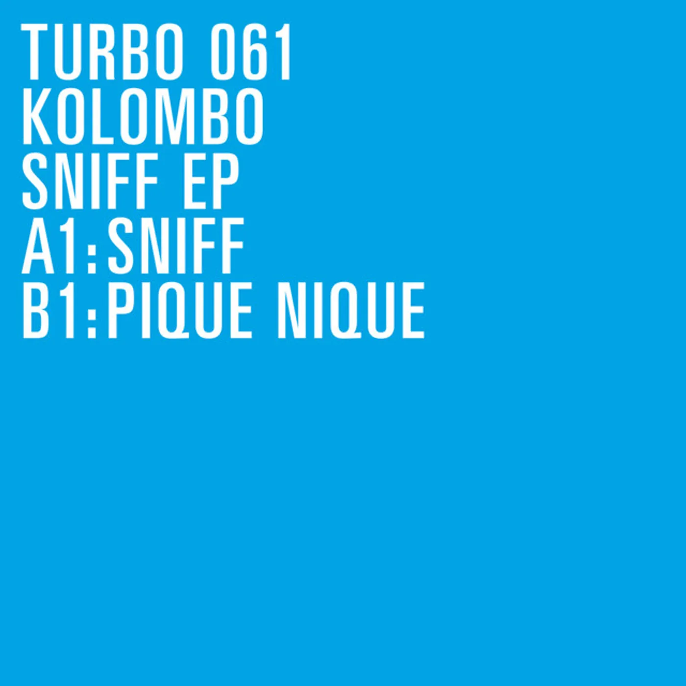 Kolombo Sniff EP Vinyl Record