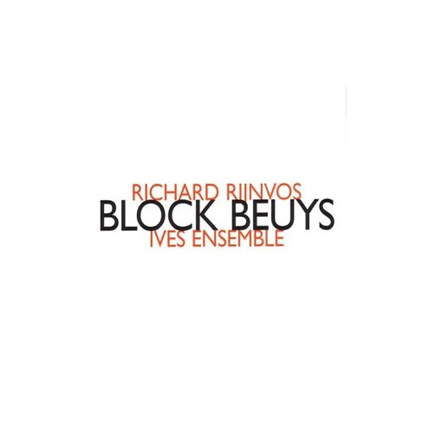IVES BLOCK BEUYS CD