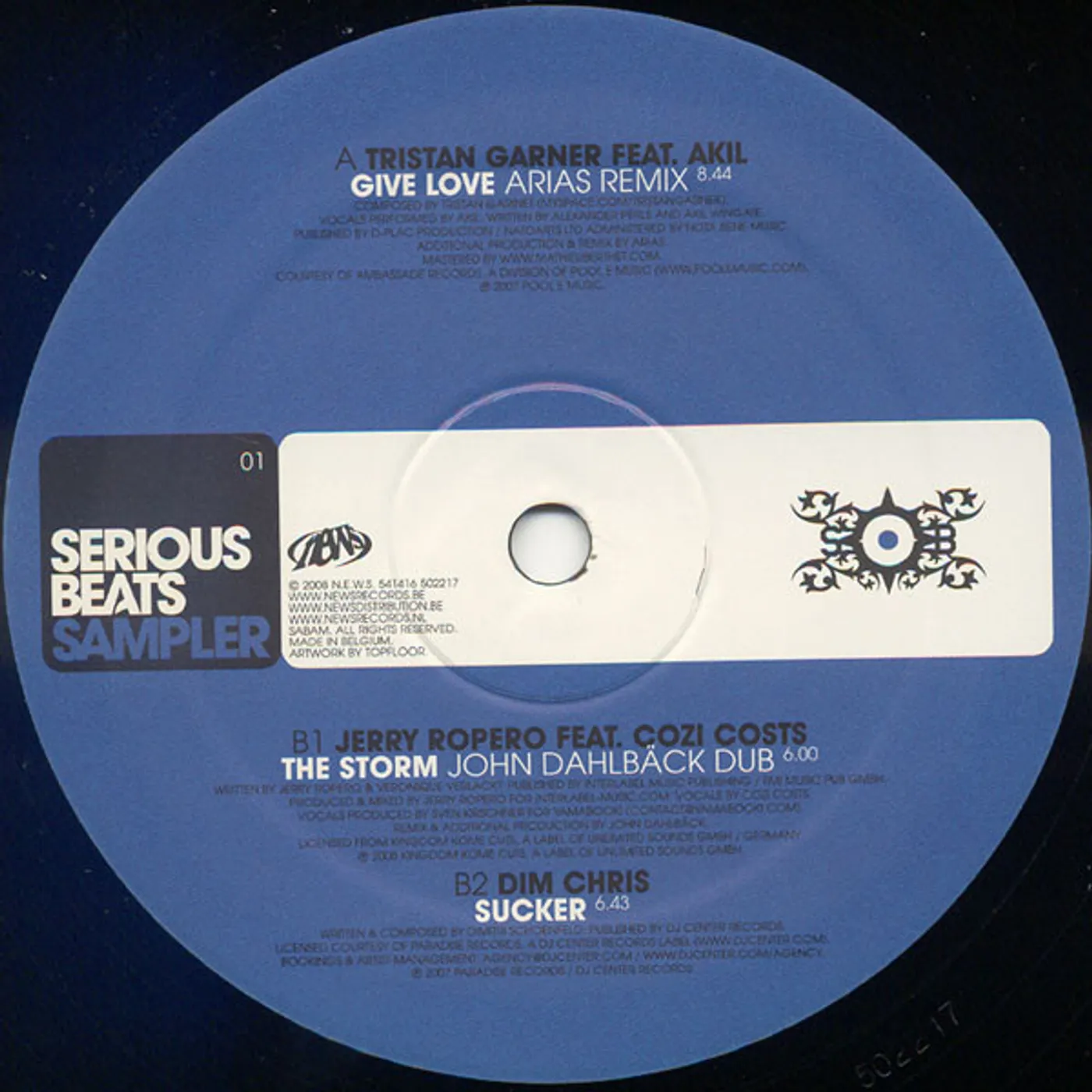 SERIOUS BEATS SAMPLER 01 Vinyl Record