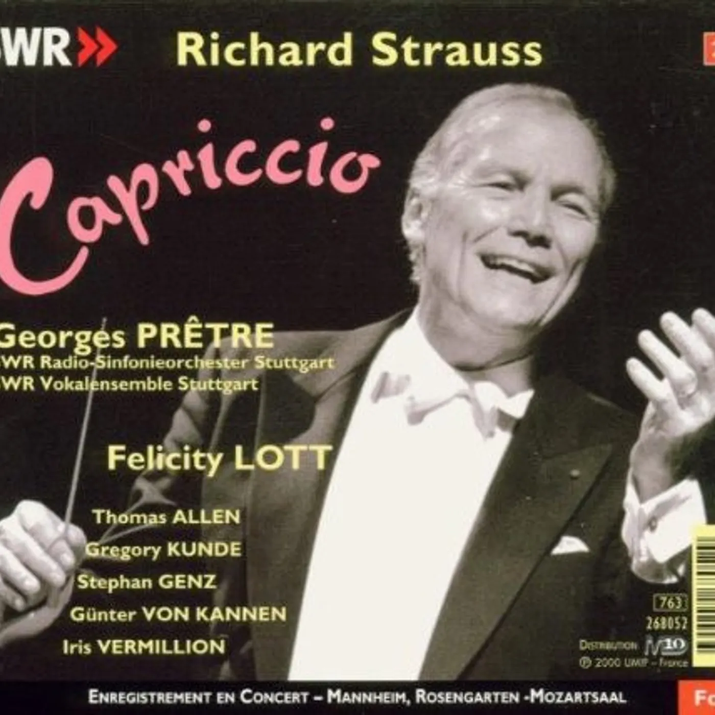 Richard Strauss CAPRICCIO CD