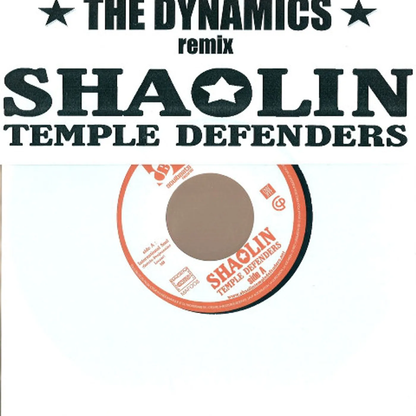 Shaolin Temple Defenders INTERNATIONAL SOUL Vinyl Record
