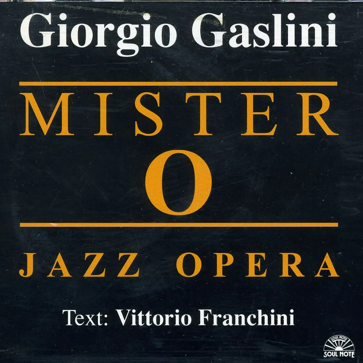 Giorgio Gaslini MISTER O CD