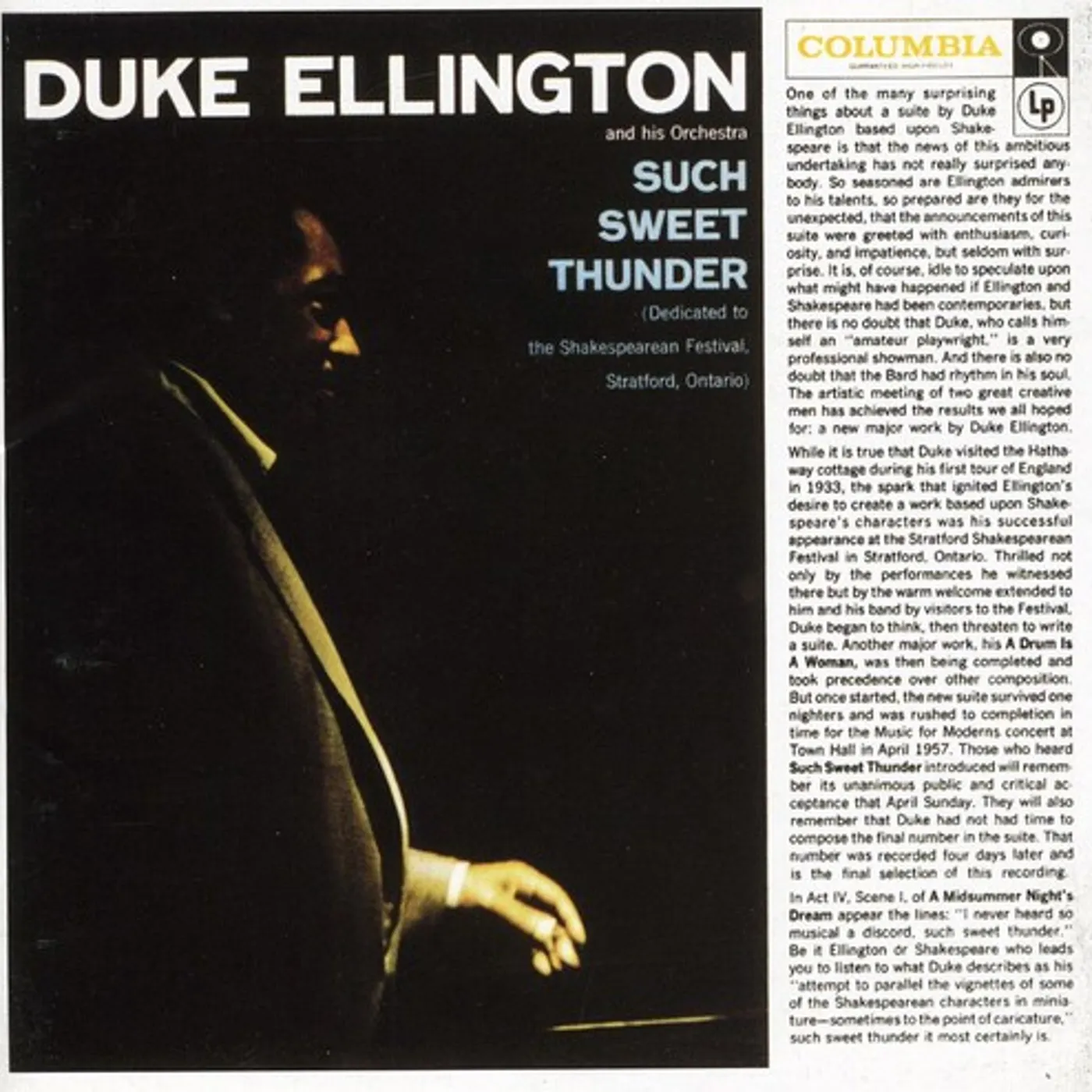 Duke Ellington SUCH SWEET THUNDER CD