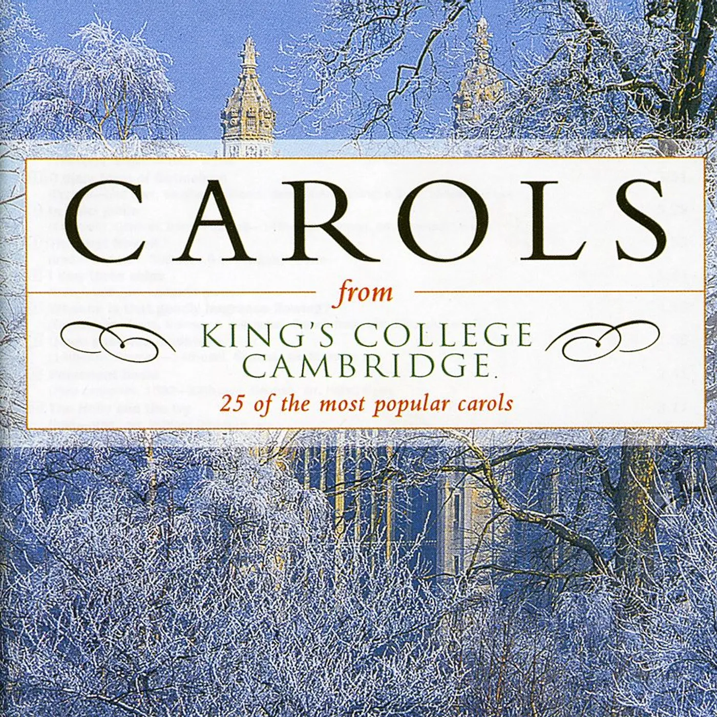 King's College School Choir CAROLS FROM KING'S COLLEGE CAMBRIDGE CD