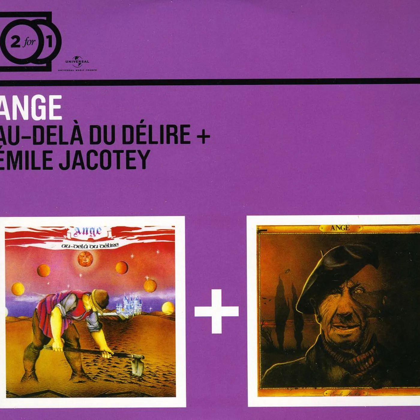 Ange AU DELA DU DELIRE + EMILE JACOTEY CD
