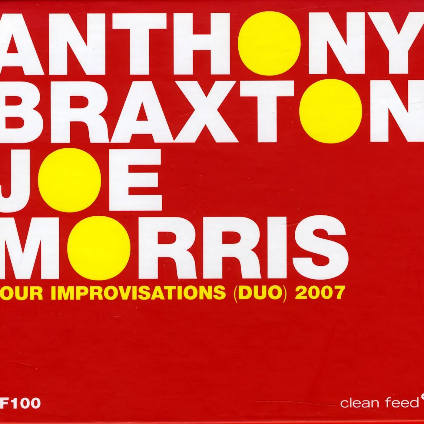 Anthony Braxton FOUR IMPROVISATIONS (DUO) 2007 CD