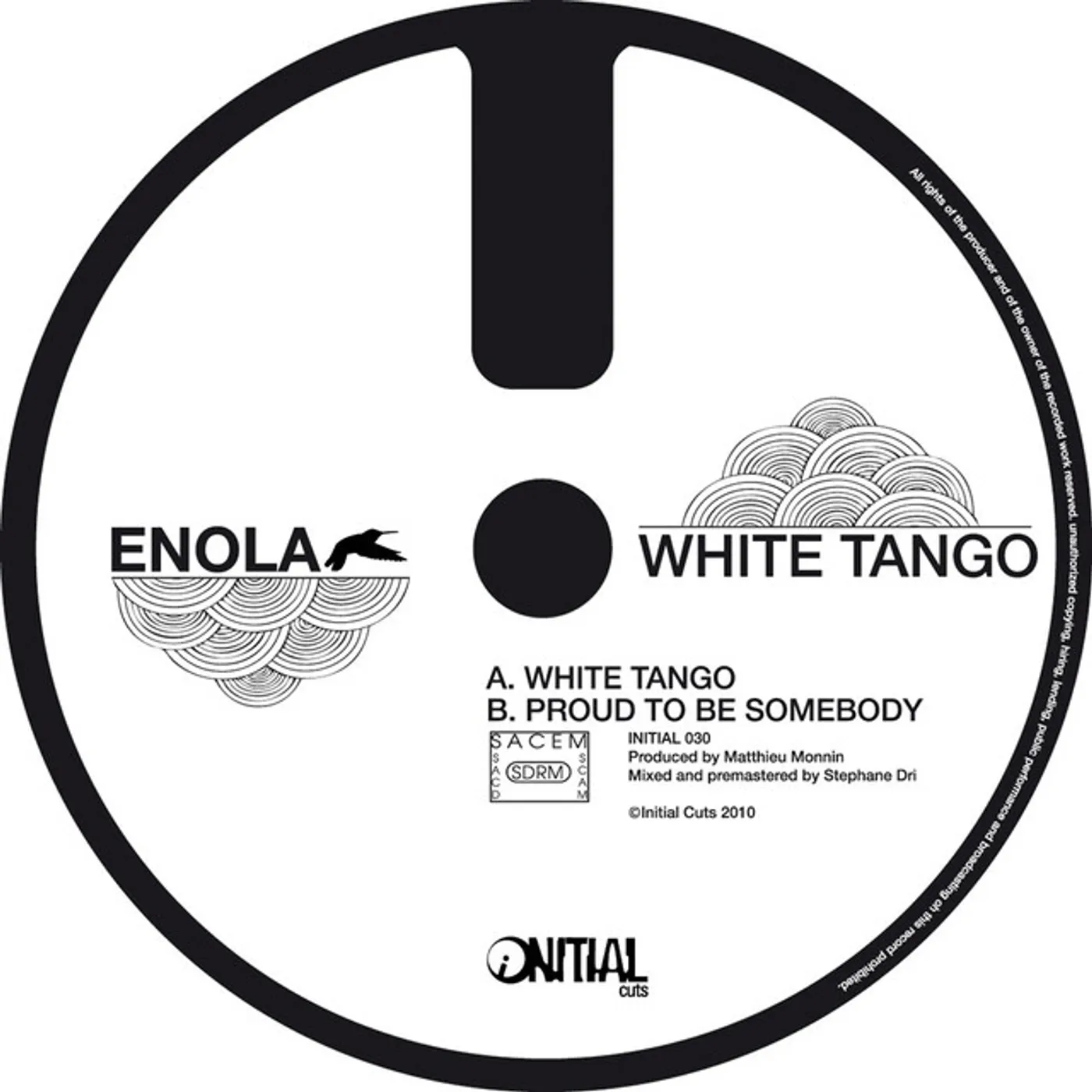 Enola WHITE TANGO Vinyl Record