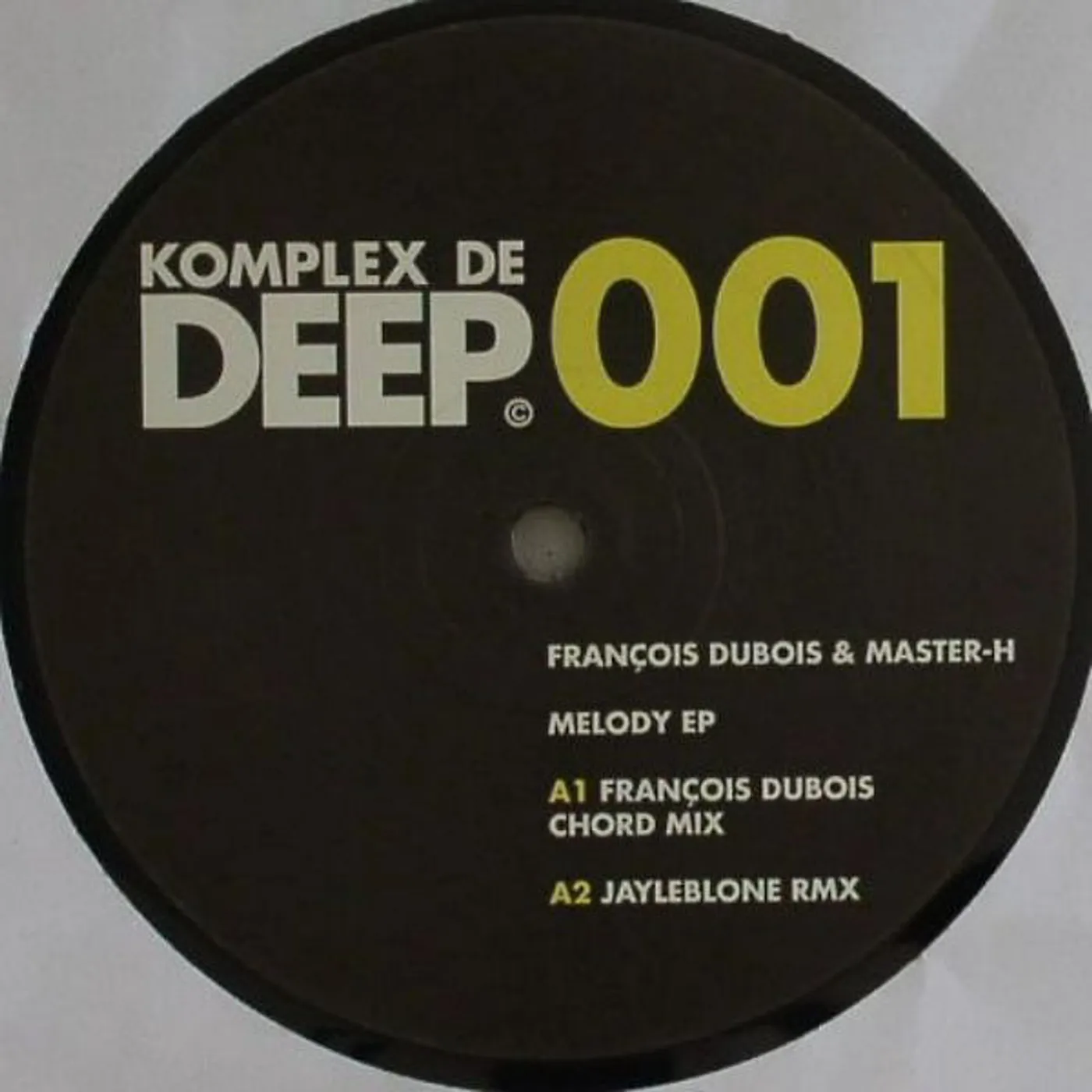 Francois Dubois & Master-H MELODY EP Vinyl Record