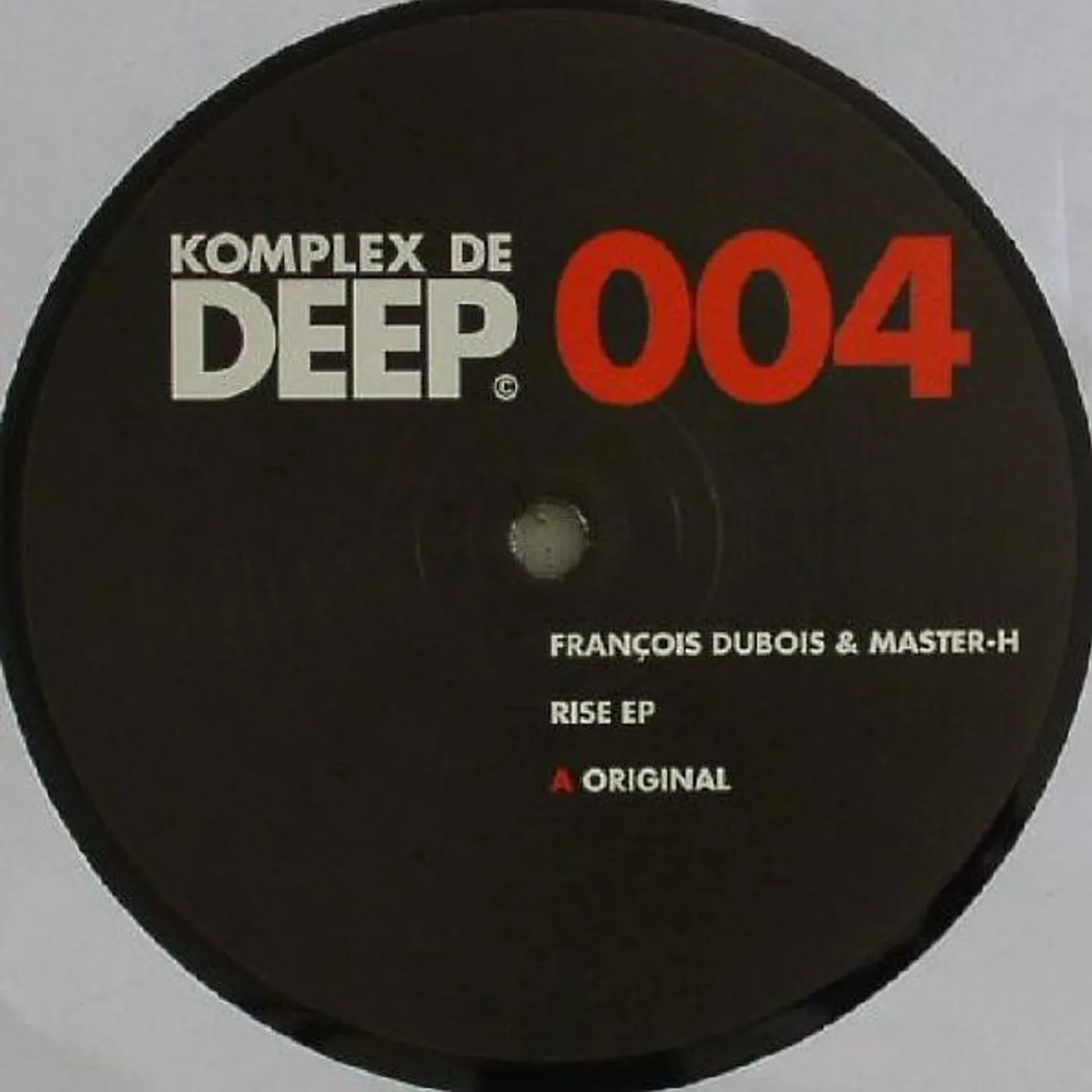 Francois Dubois & Master-H RISE EP Vinyl Record