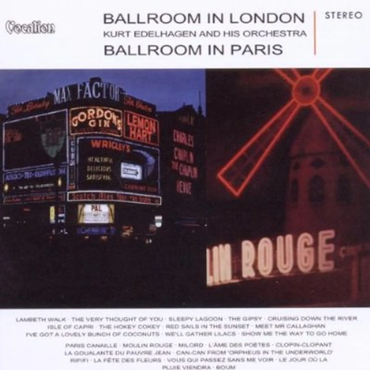 Kurt Edelhagen & His Orchestra BALLROOM IN LONDON & BALLROOM IN PARIS CD