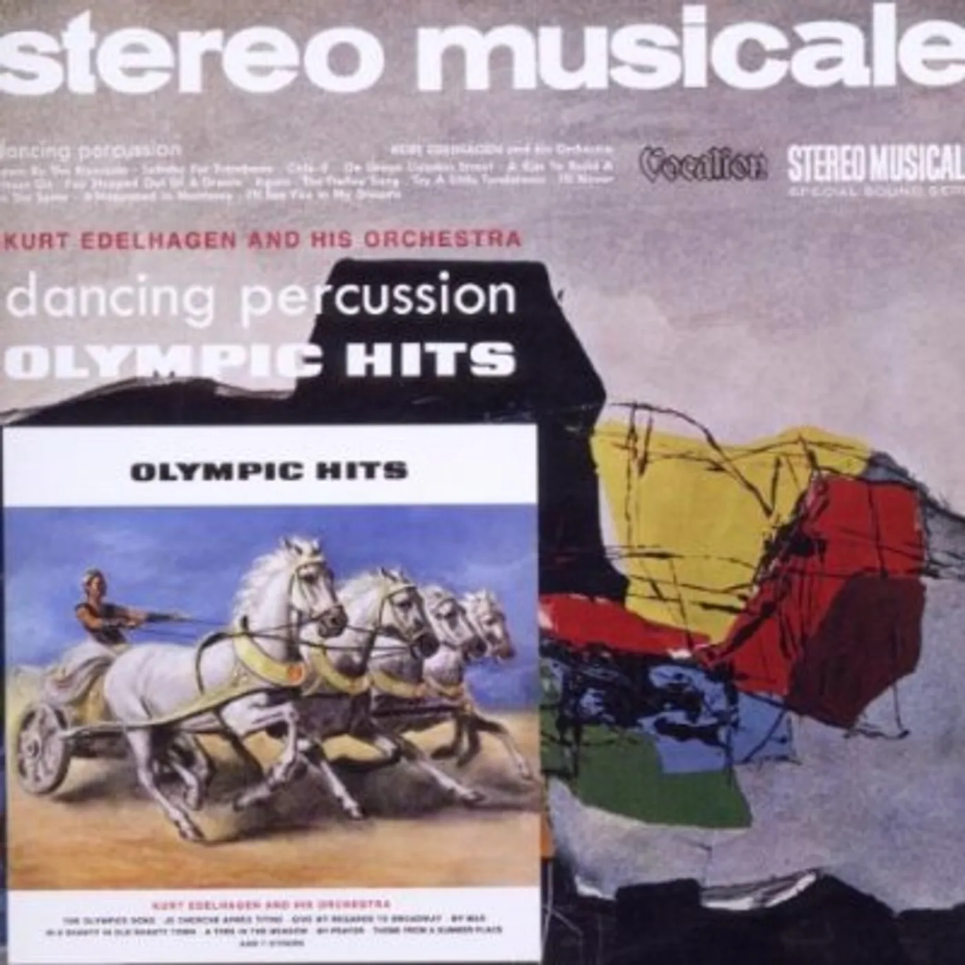 Kurt Edelhagen & His Orchestra DANCING PERCUSSION & OLYMPIC HITS CD