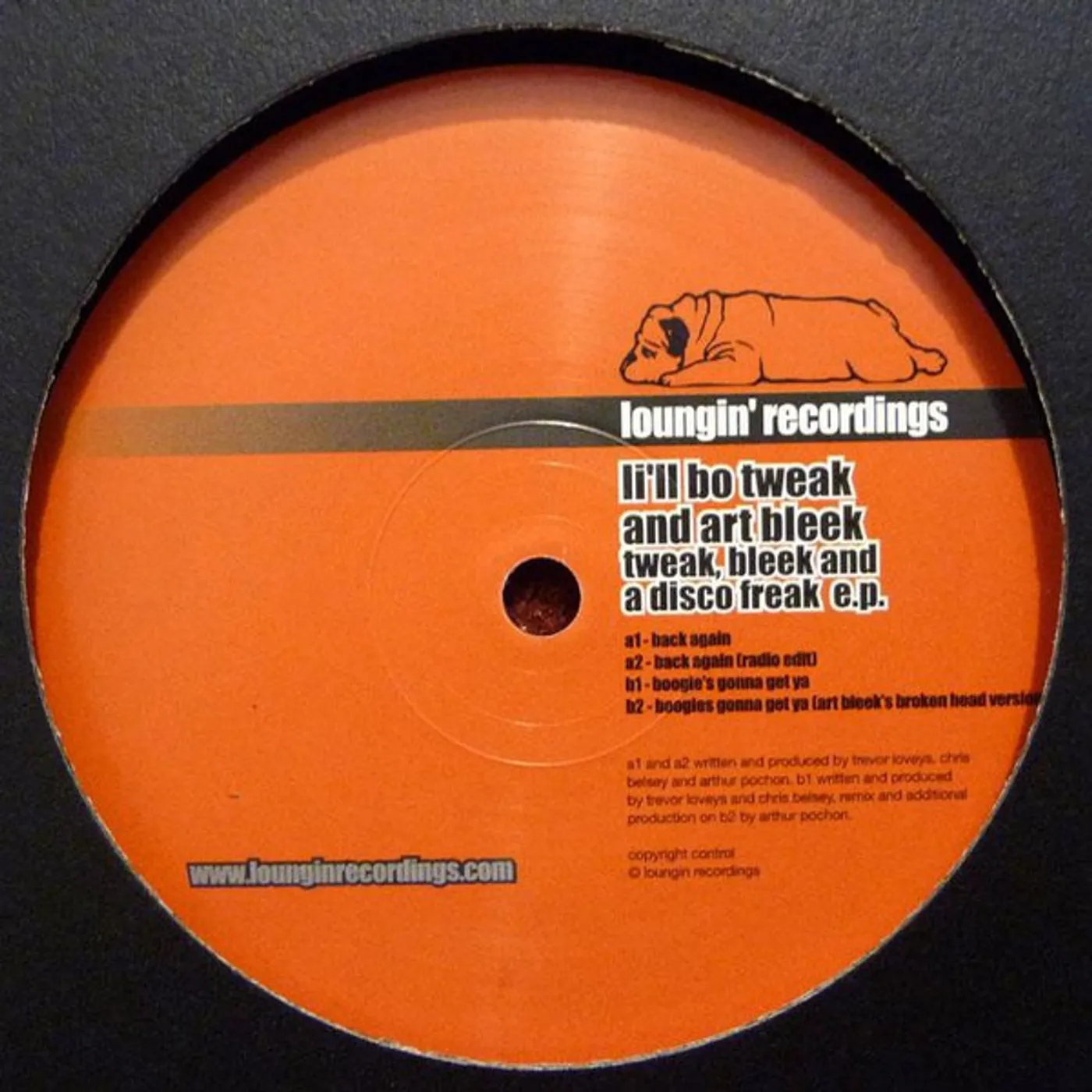 Li'll Bo Tweak BLEEK & A DISCO FREAK EP Vinyl Record