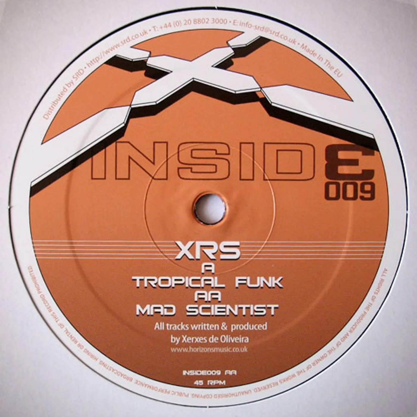 XRS TROPICAL FUNK-MAD SCIENTIST Vinyl Record