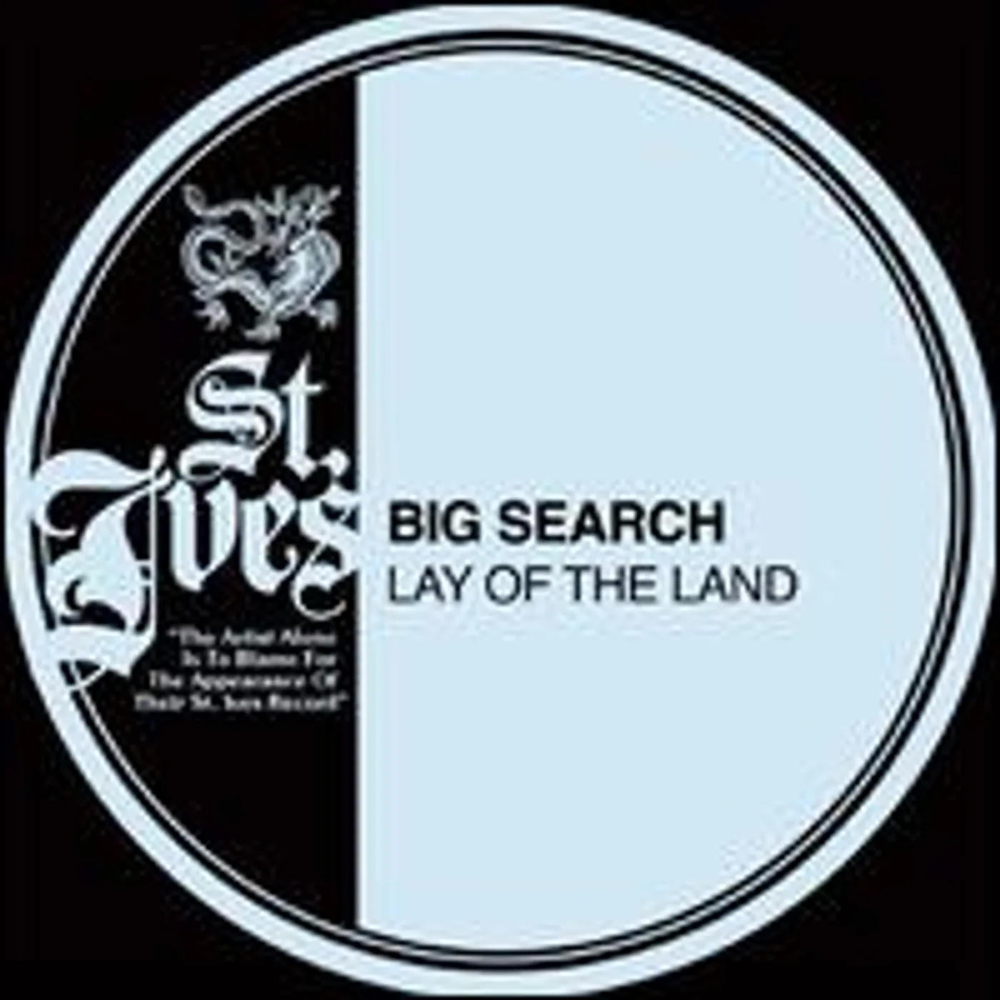 Big Search Lay Of The Land Vinyl Record