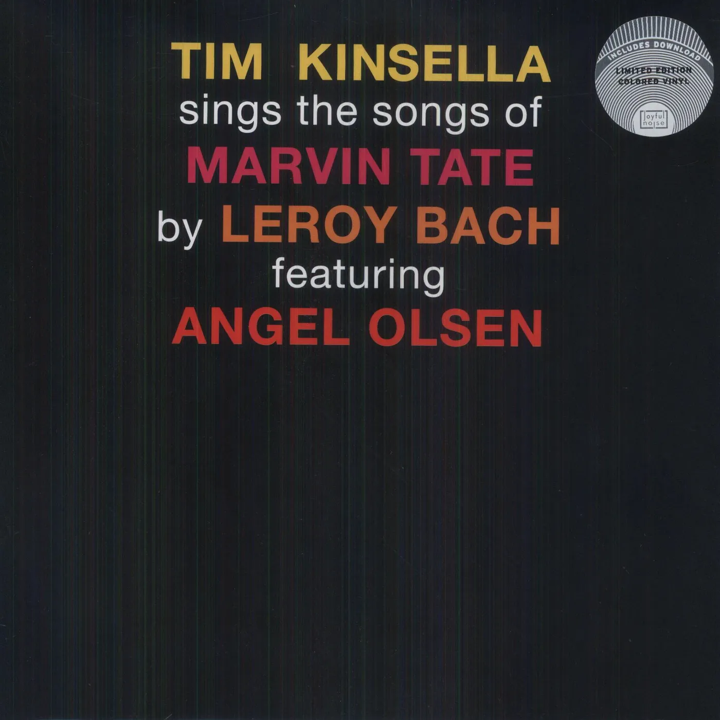 TIM KINSELLA SINGS THE SONGS OF MARVIN TATE Vinyl Record