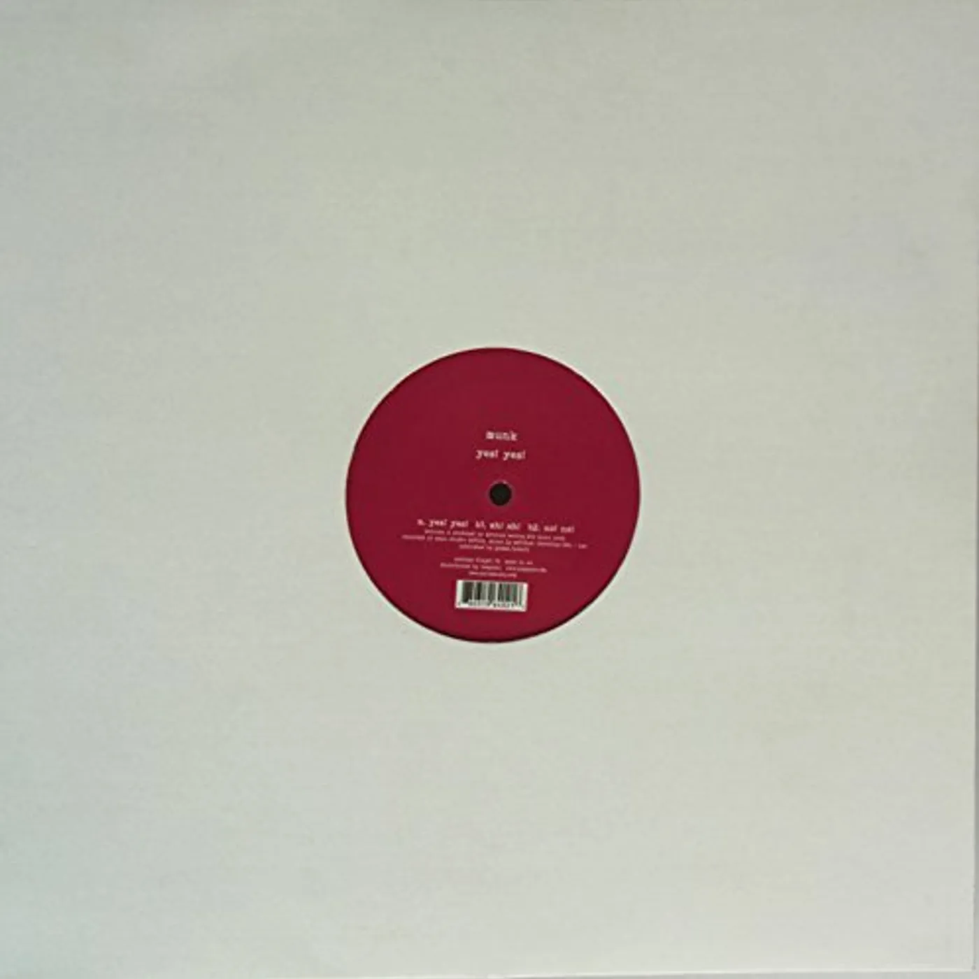 MUNK YES YES Vinyl Record