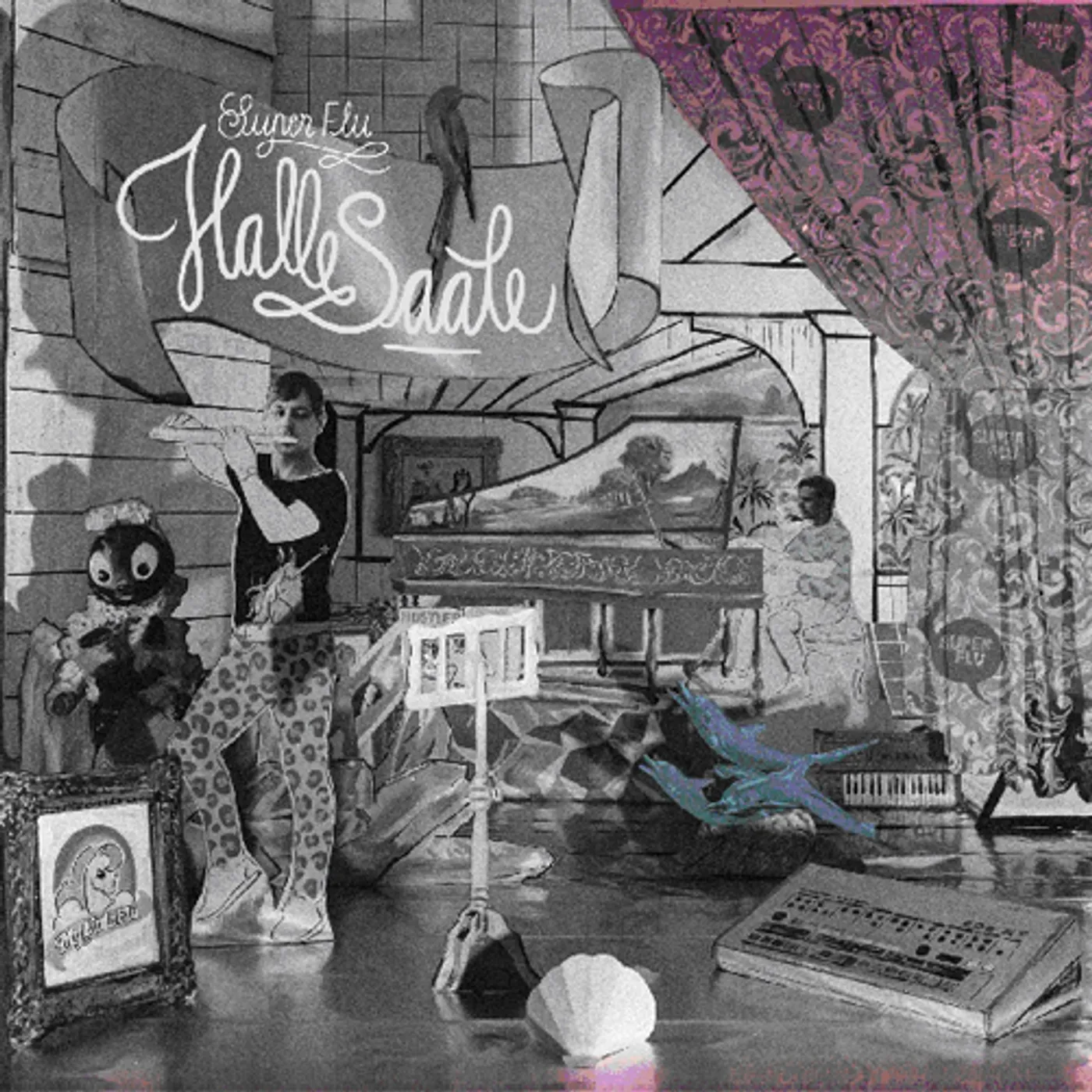 Super Flu HALLE SAALE Vinyl Record - w/CD