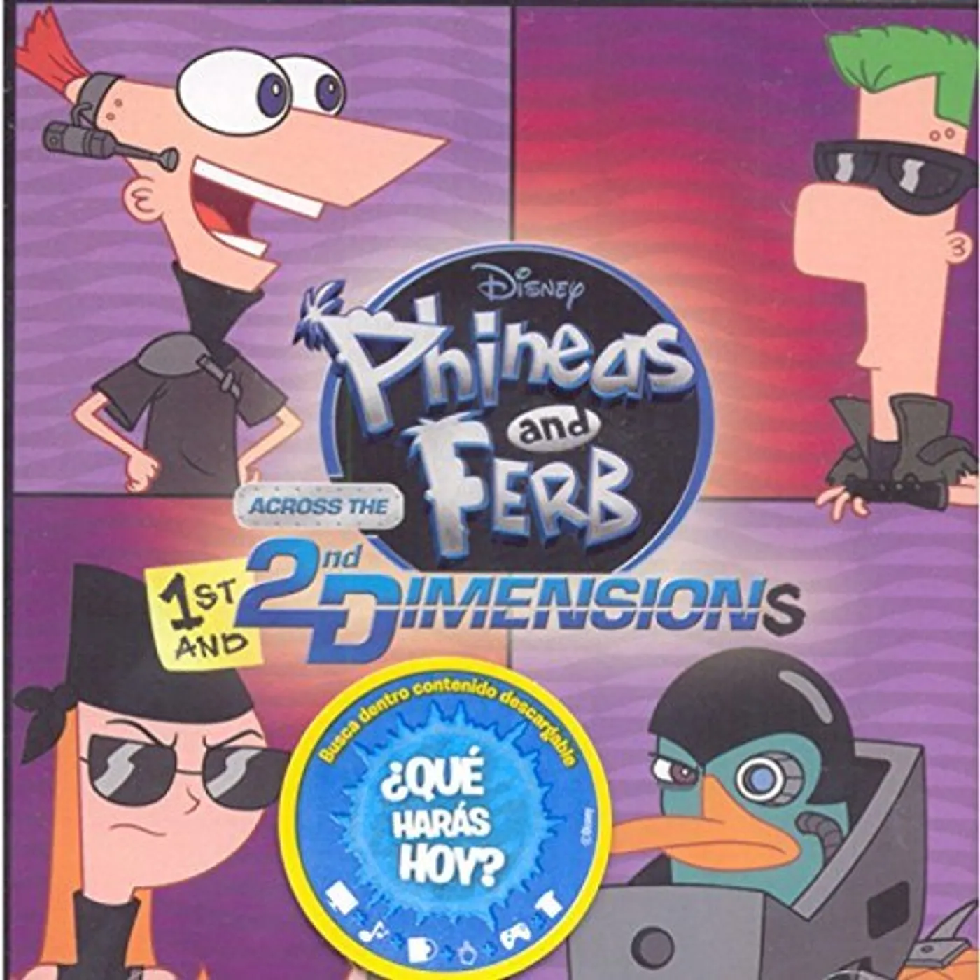 Various Artists  PHINEAS & FERB: ACROSS THE 1ST & 2ND DIMENSIONS-OS CD