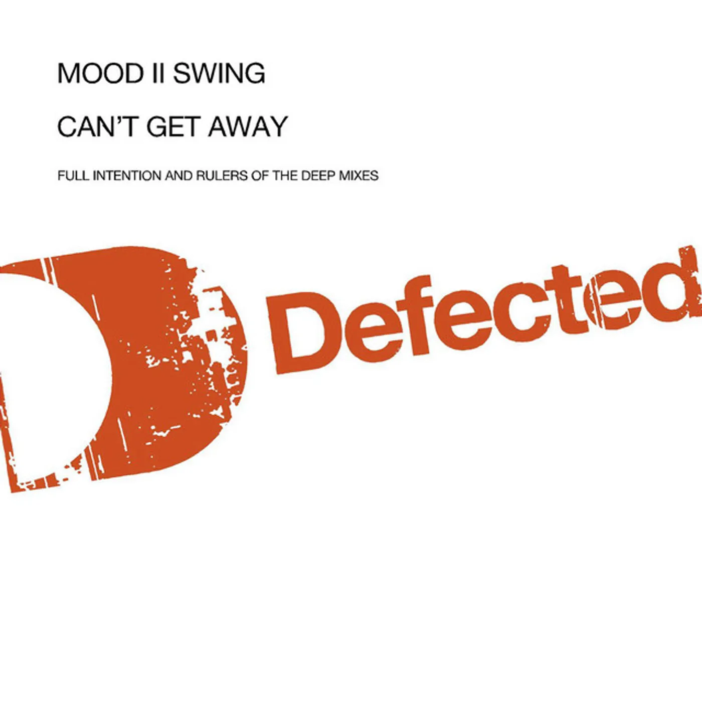 Mood II Swing CANT GET AWAY Vinyl Record - UK Release