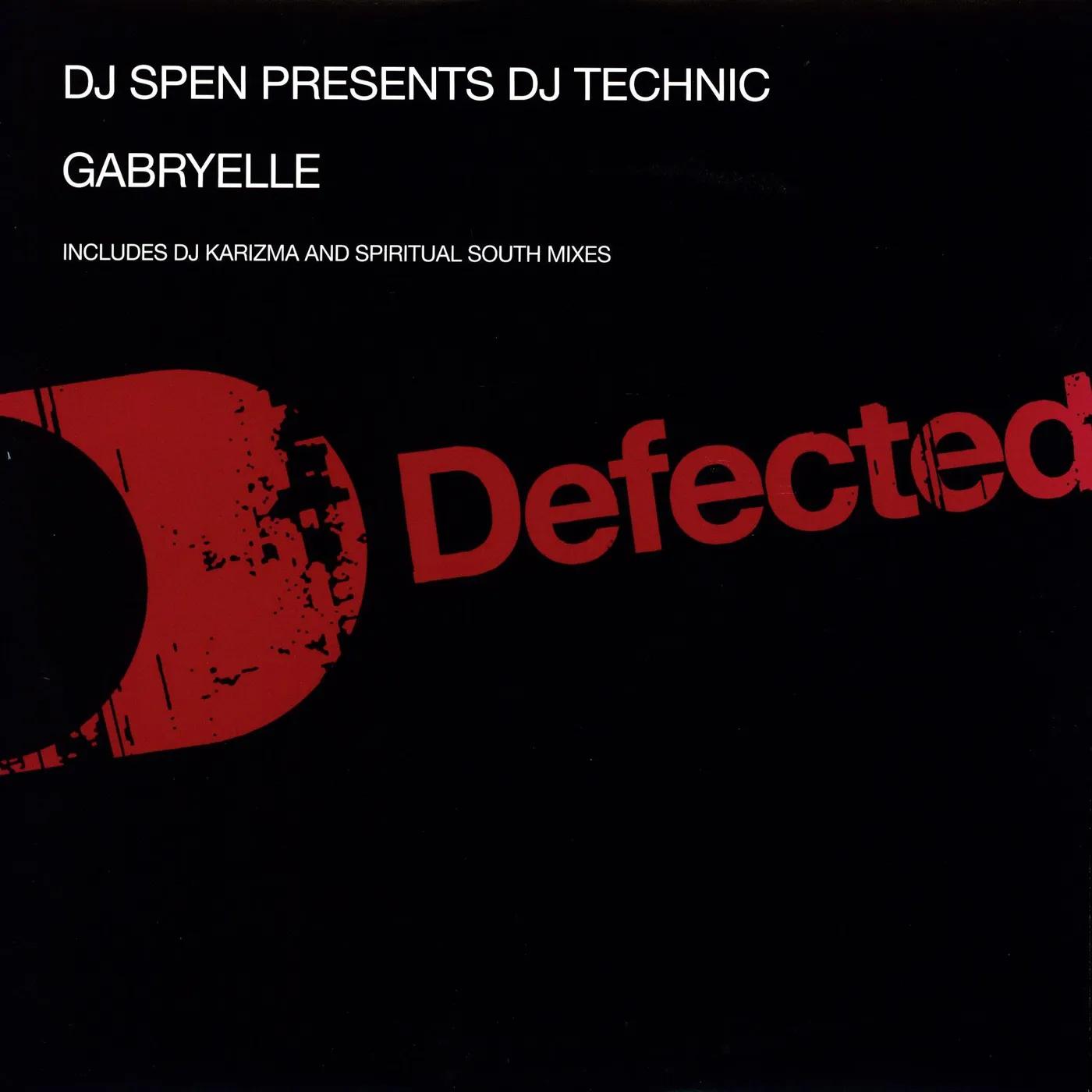 Dj Spen Pres Dj Technic GABYRELLE Vinyl Record
