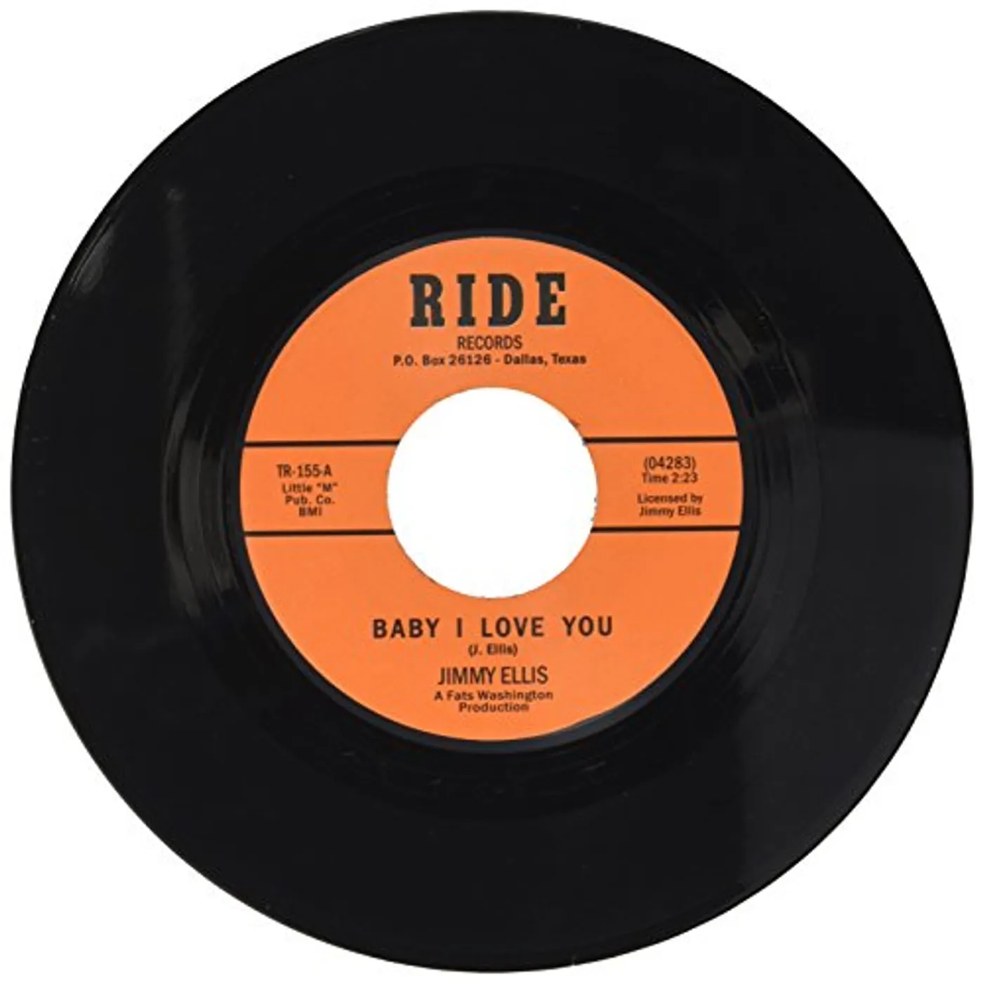 Jimmy "Preacher" Ellis Baby I Love You Vinyl Record