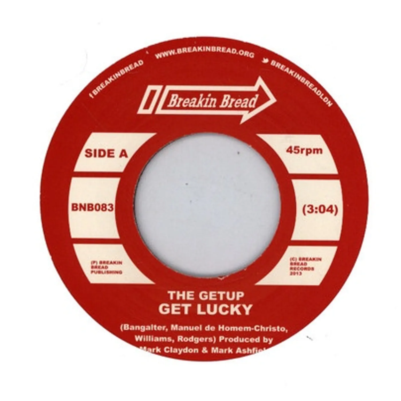 The Getup GET LUCKY Vinyl Record - UK Release