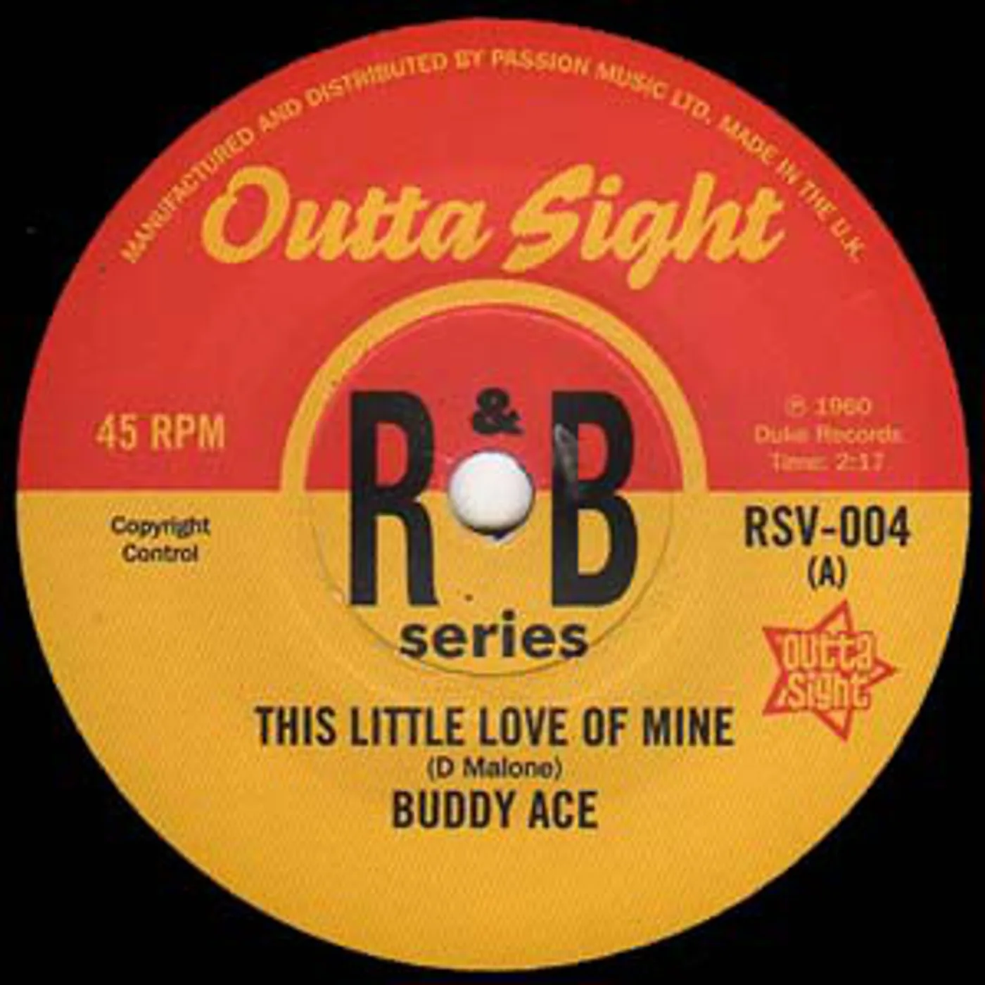 Buddy Ace / James Booker THIS LITTLE LOVE OF MINE/GONZO Vinyl Record