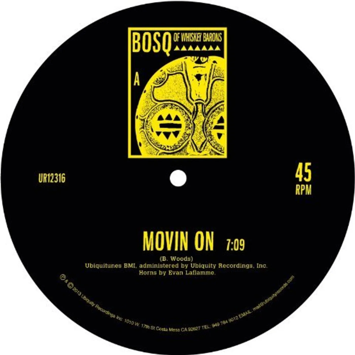 Bosq Of Whiskey Barons MOVIN' ON (UK) (Vinyl)