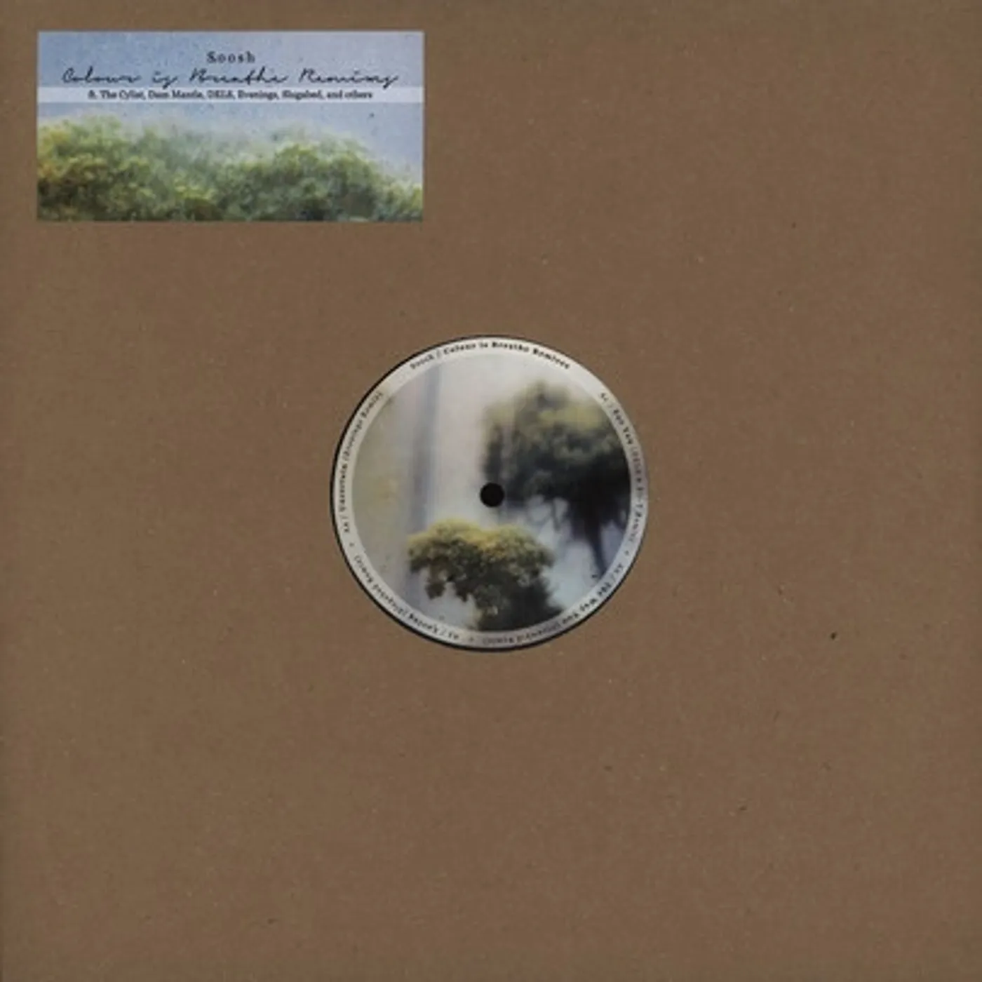 Soosh COLOUR IS BREATHE REMIXES Vinyl Record