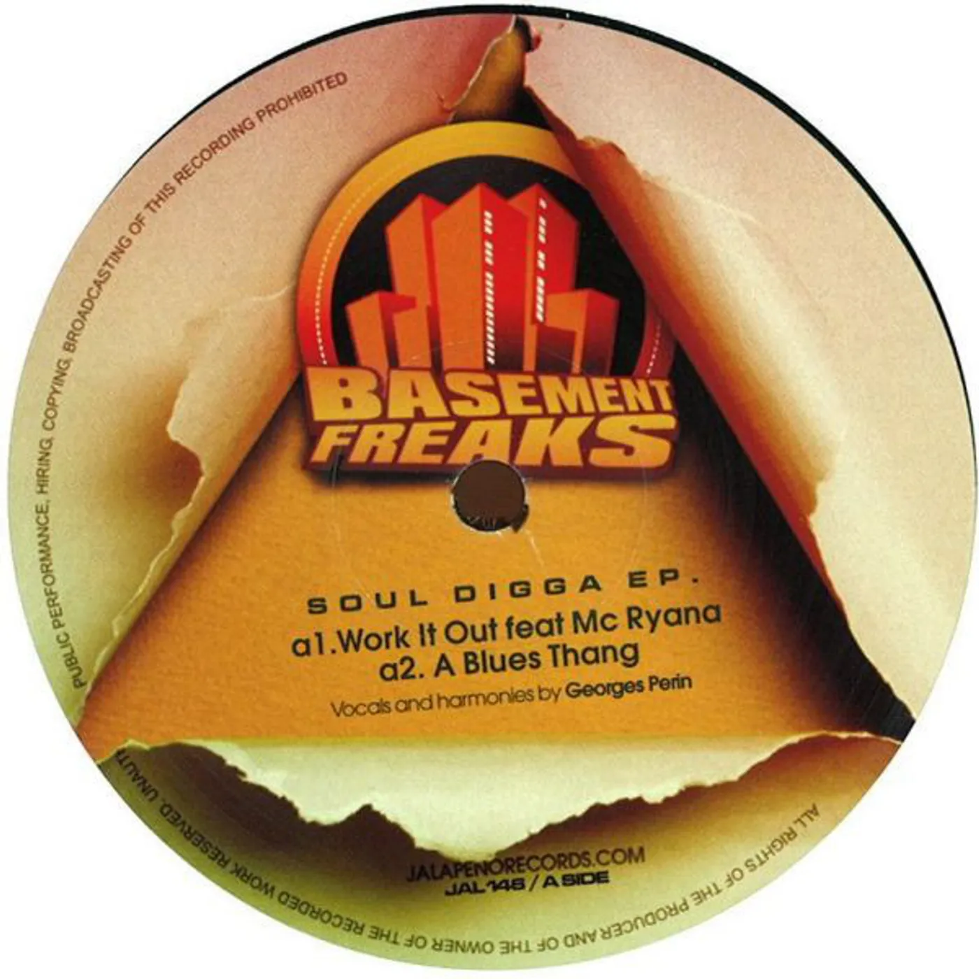Basement Freaks SOUL DIGGA EP Vinyl Record - UK Release