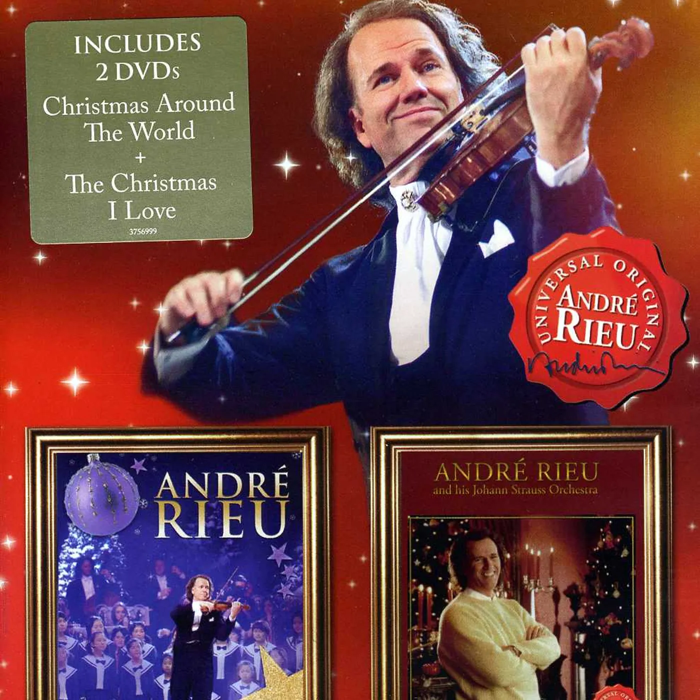 ANDRE RIEU CHRISTMAS AROUND THE WORLD & CHRISTMAS DVD