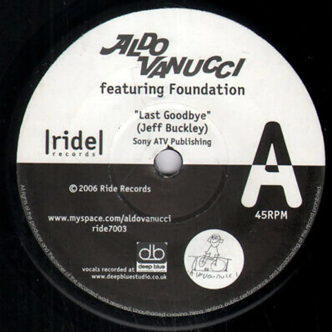 Aldo Vanucci LAST GOODBYE Vinyl Record - UK Release